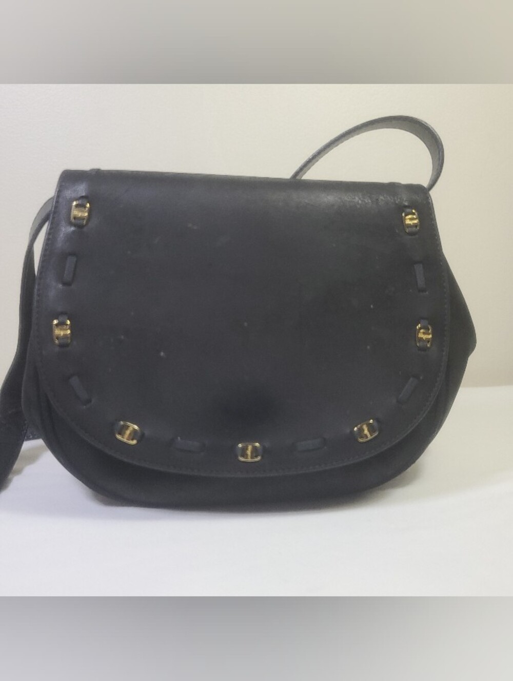 Salvatore Ferragamo Suede Shoulder Crossbody bag
